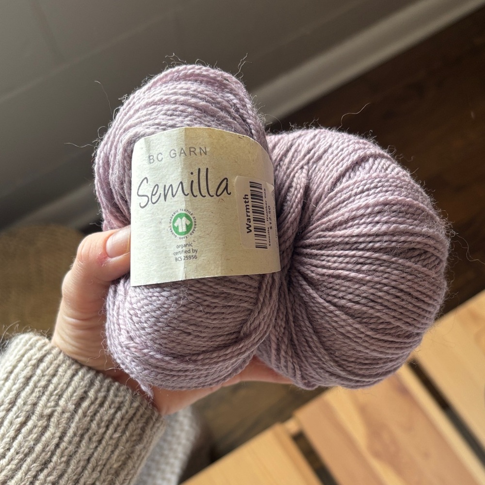 BC Garn Semilla Light Purple Yarn